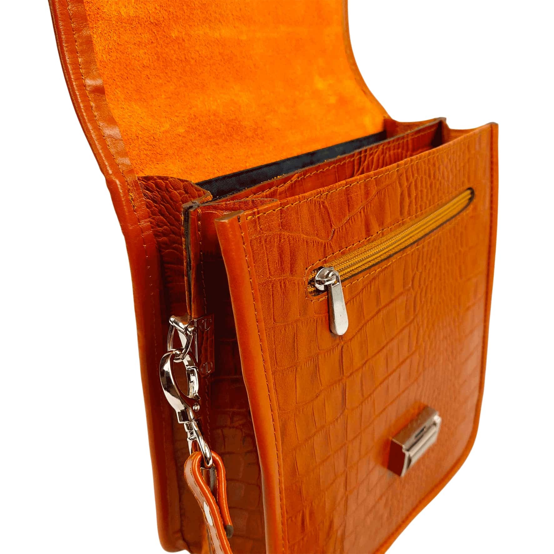 کیف دوشی مردانه چرم طبیعی آرباس کد AR2002 جزییات