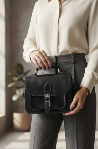 کیف دستی زنانه چرم طبیعی آرباس