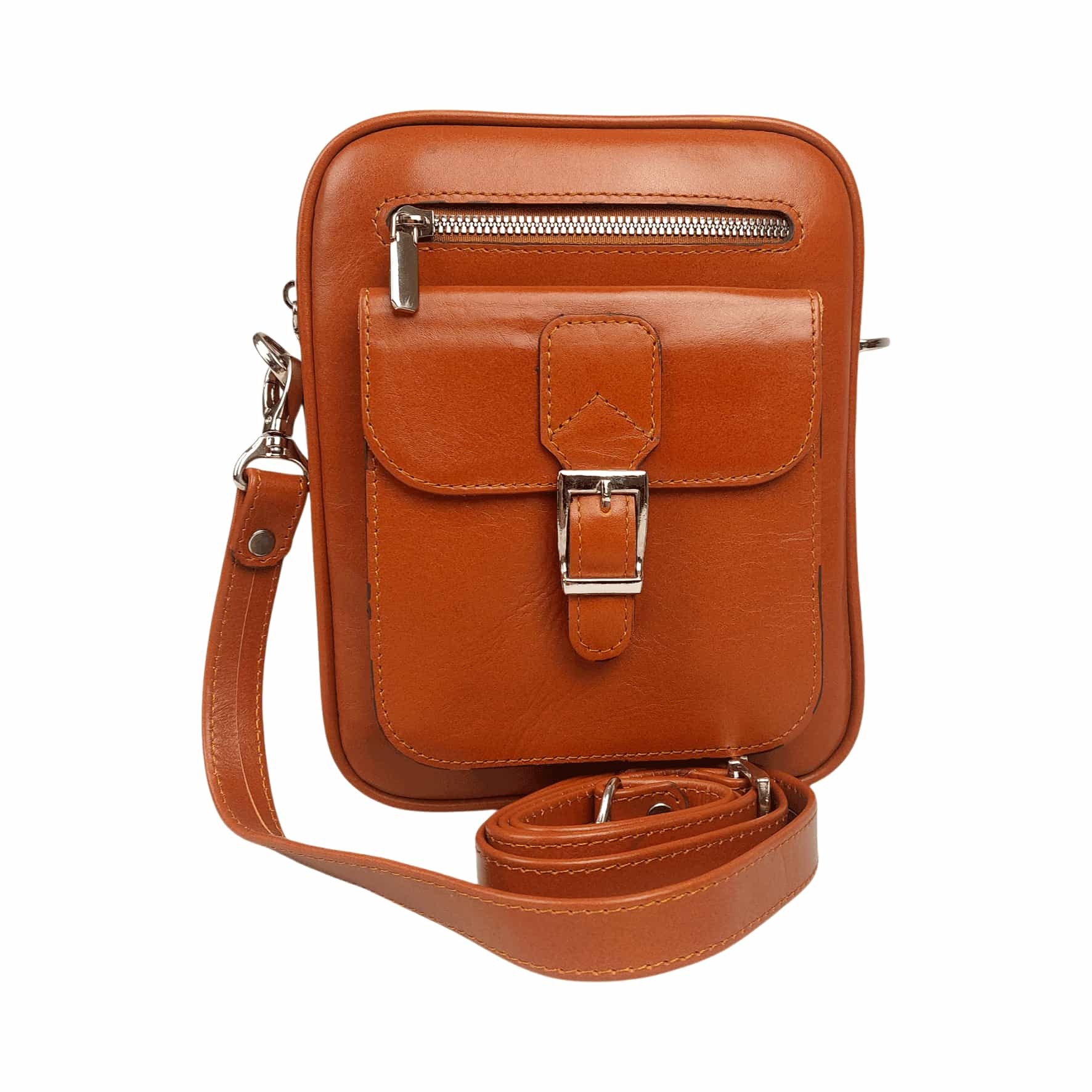  کیف دوشی مردانه چرم طبیعی آرباس مدل AR2003 