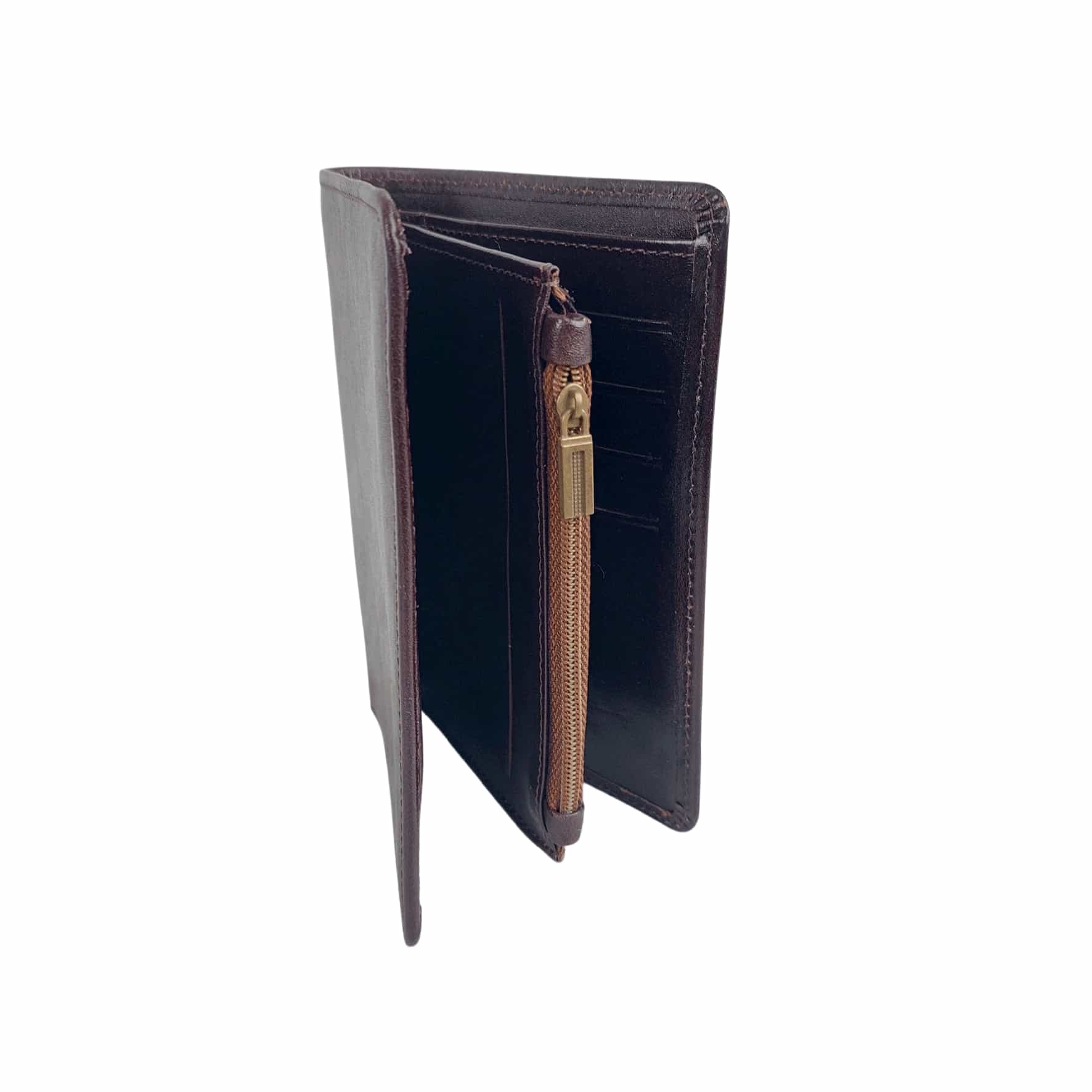  کیف پول نیم کتی قهوه ای مردانه چرم طبیعی آرباس مدل AR3209 