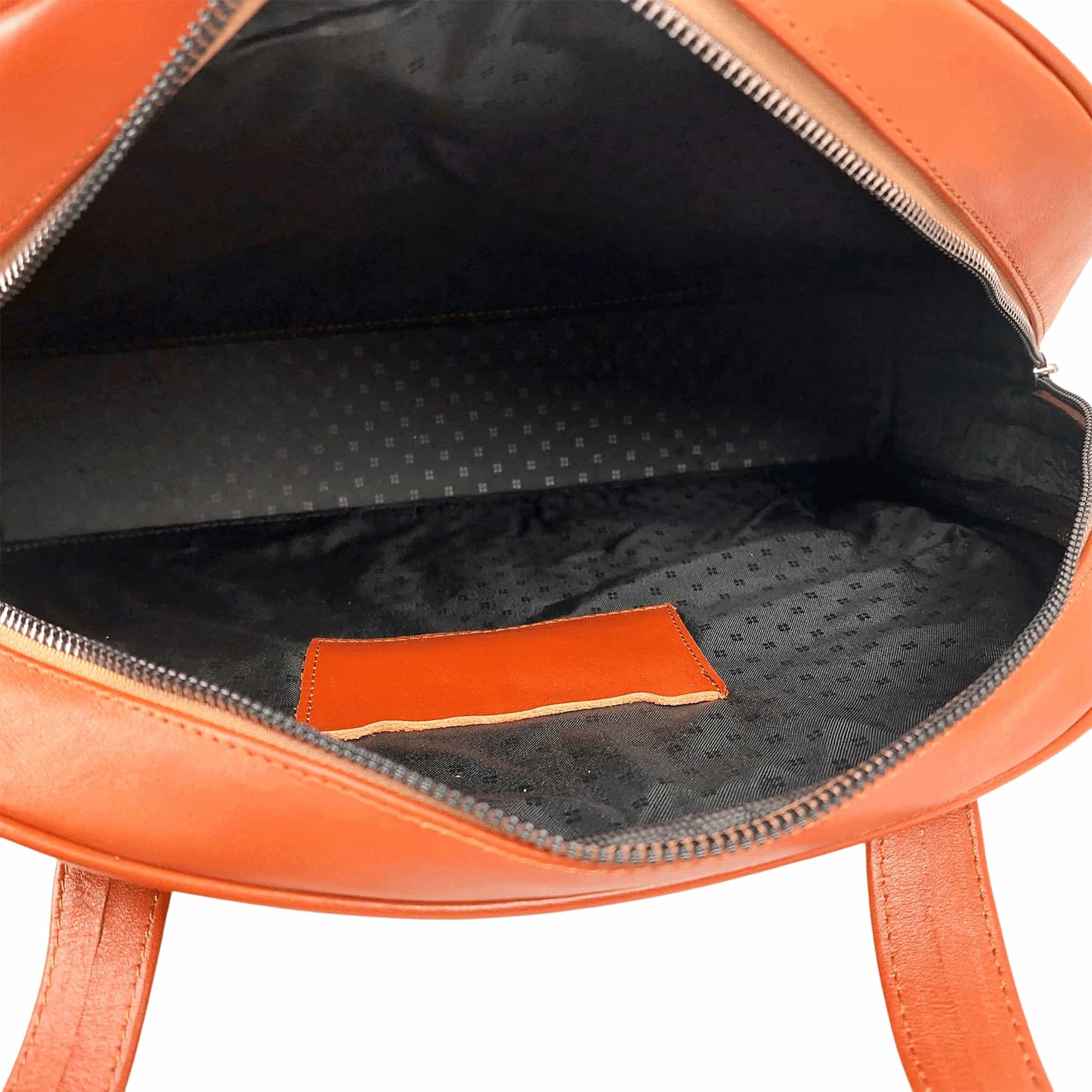 کیف دوشی زنانه چرم طبیعی آرباس کد AR1006 نمای داخل کیف