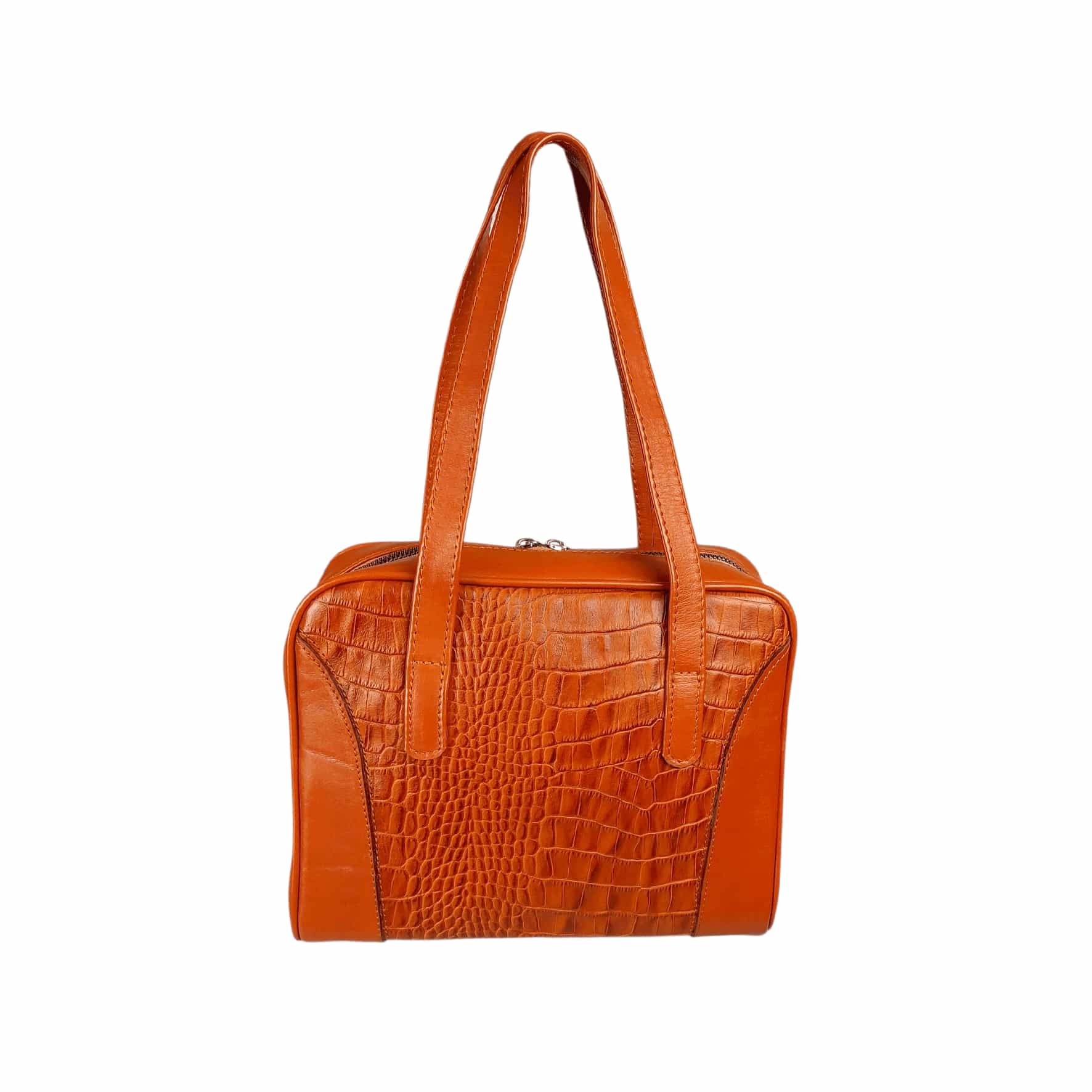  کیف زنانه چرم طبیعی آرباس کد AR1001 عسلی 