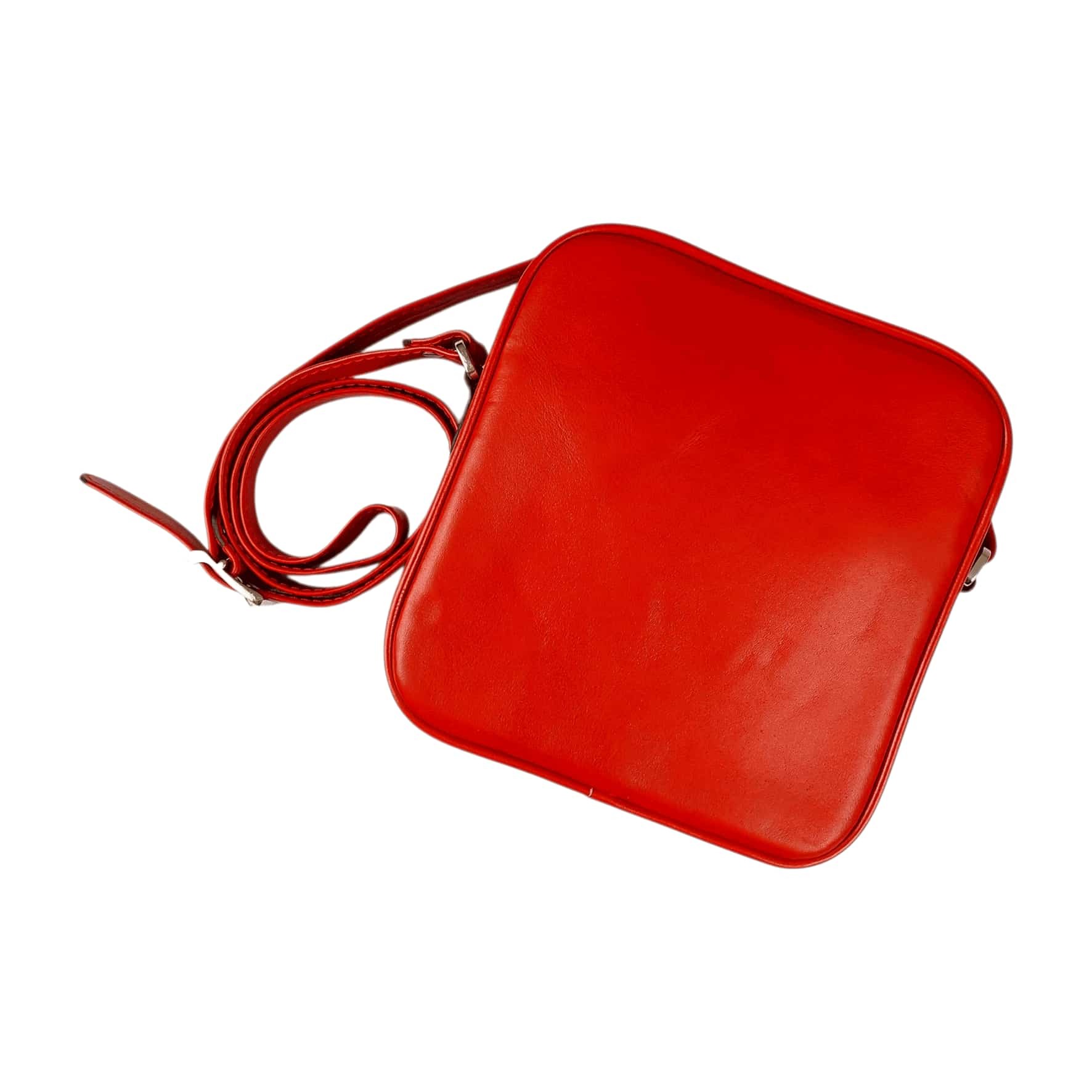 کیف دوشی زنانه چرم طبیعی آرباس کد AR1010 رنگ قرمز