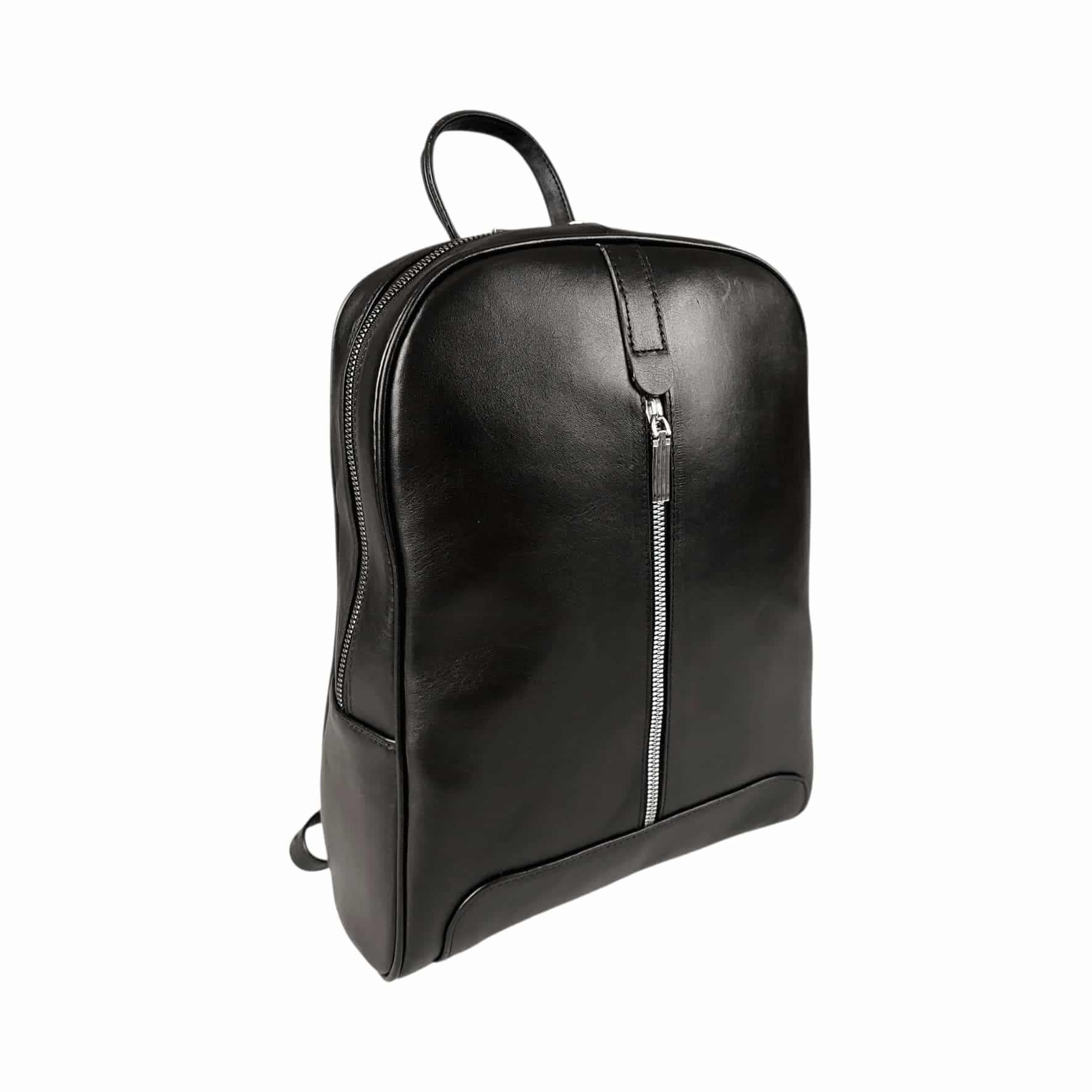 کولهپشتی چرم طبیعی آرباس کد AR1002 مشکی ساده
