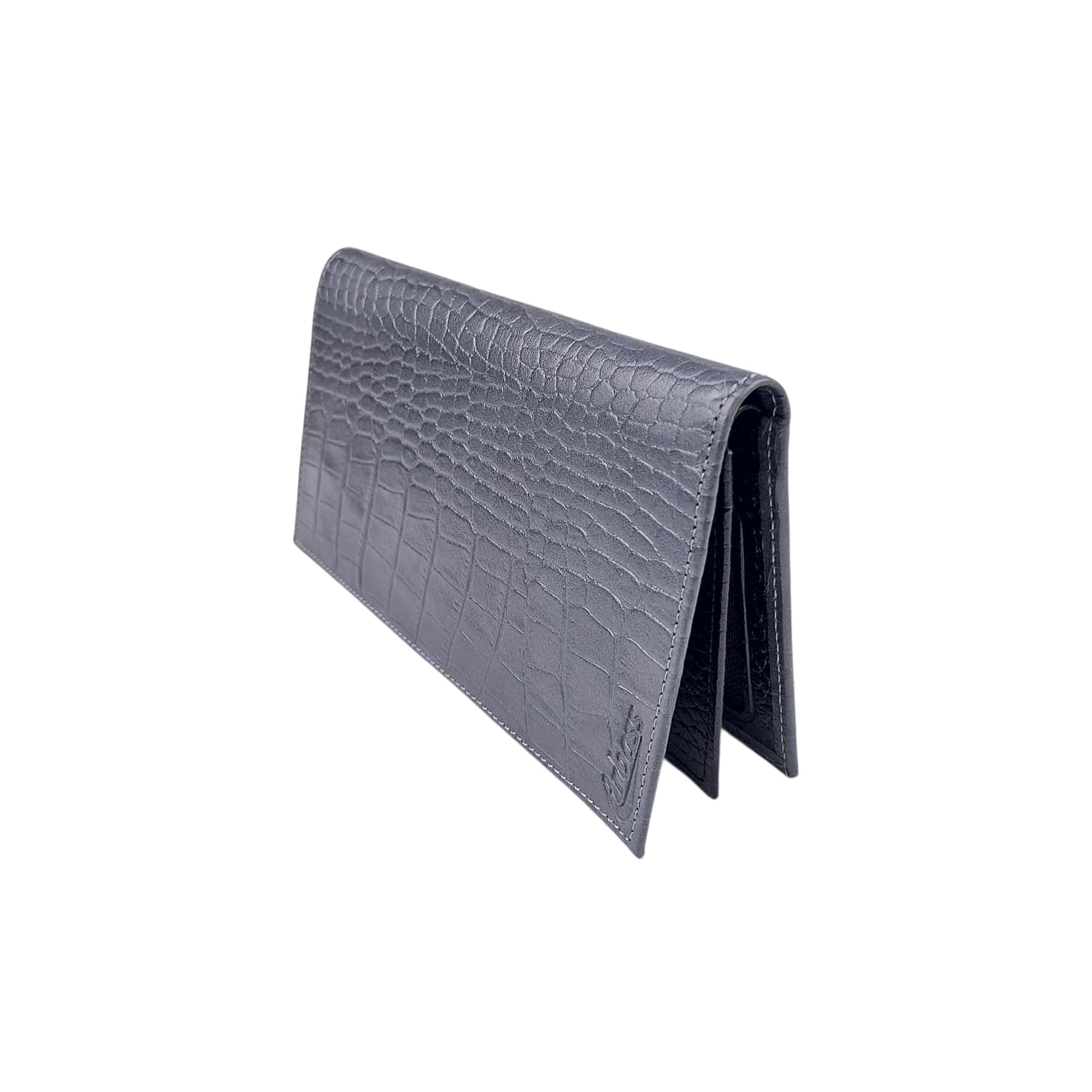 کیف پول مردانه چرم طبیعی آرباس کد AR3202 طوسی