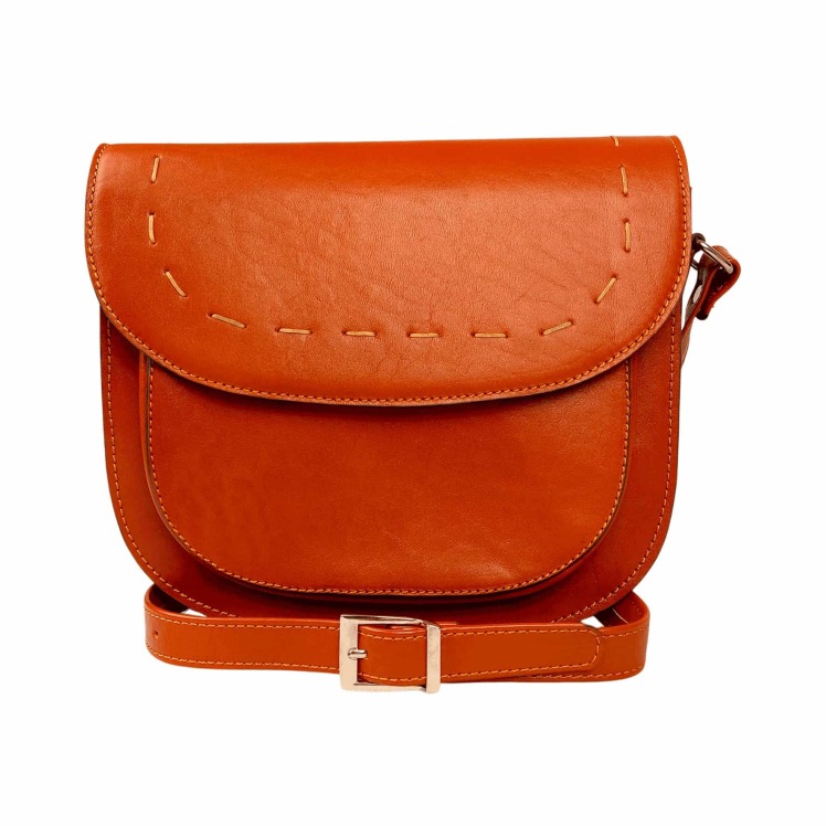 کیف دوشی زنانه چرم طبیعی آرباس کد AR1014
