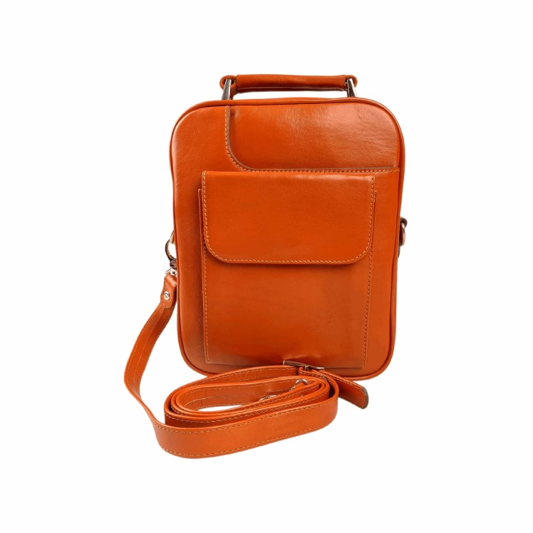 کیف دوشی مردانه چرم طبیعی آرباس کد AR2007