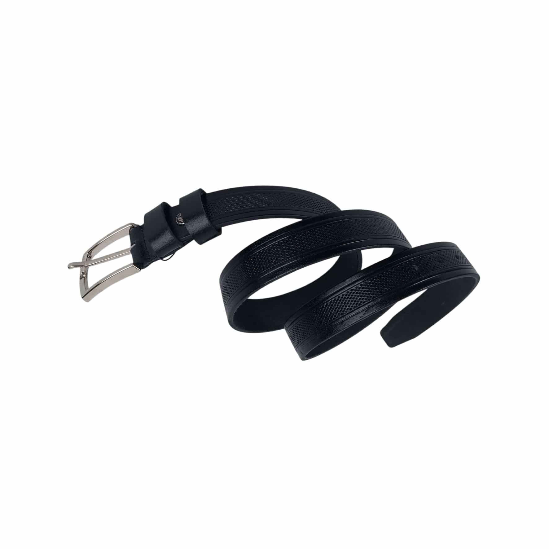 کمربند چرم طبیعی آرباس مشکی مدل AR3018