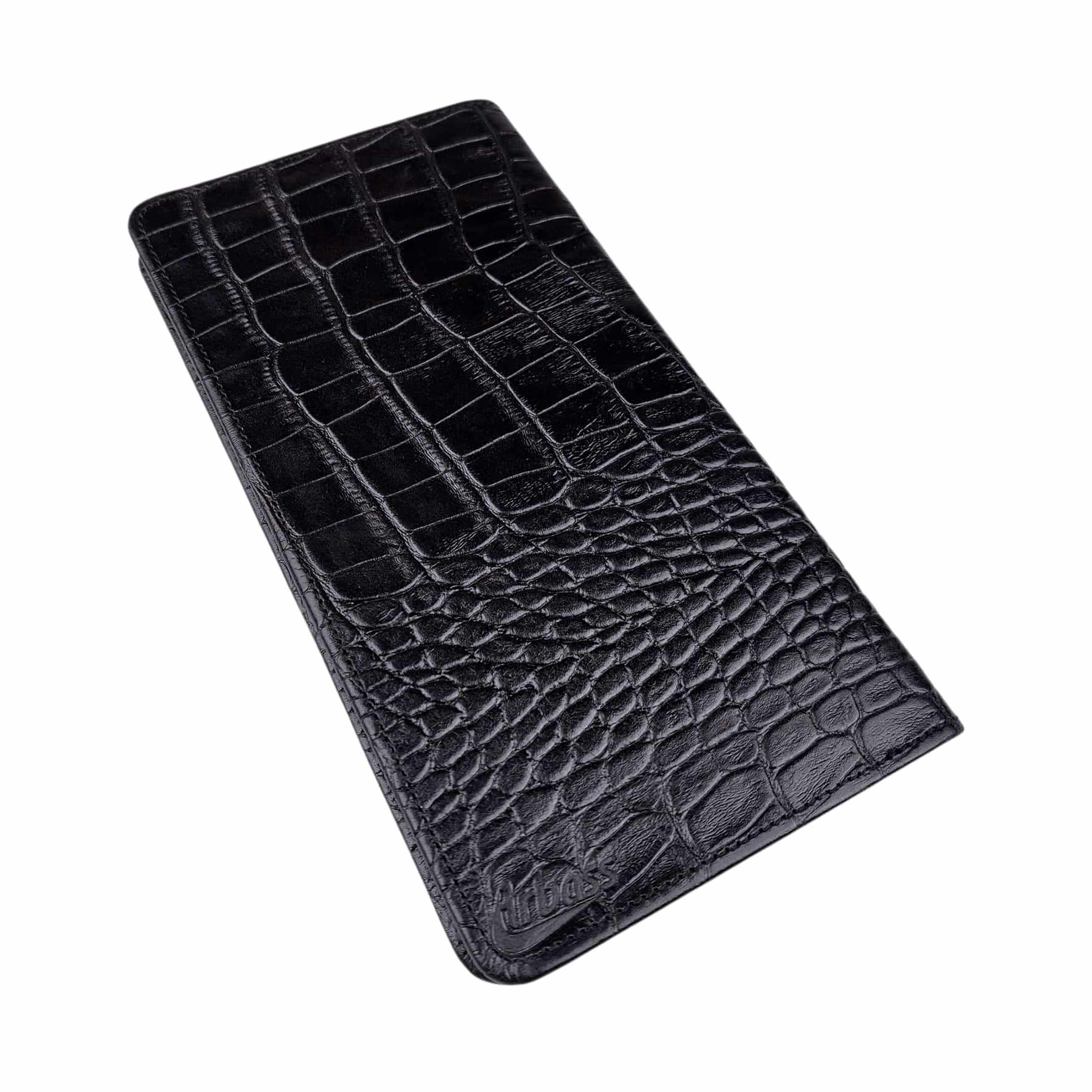 کیف پول مردانه چرم طبیعی آرباس کد AR3206 مشکی لیزارد