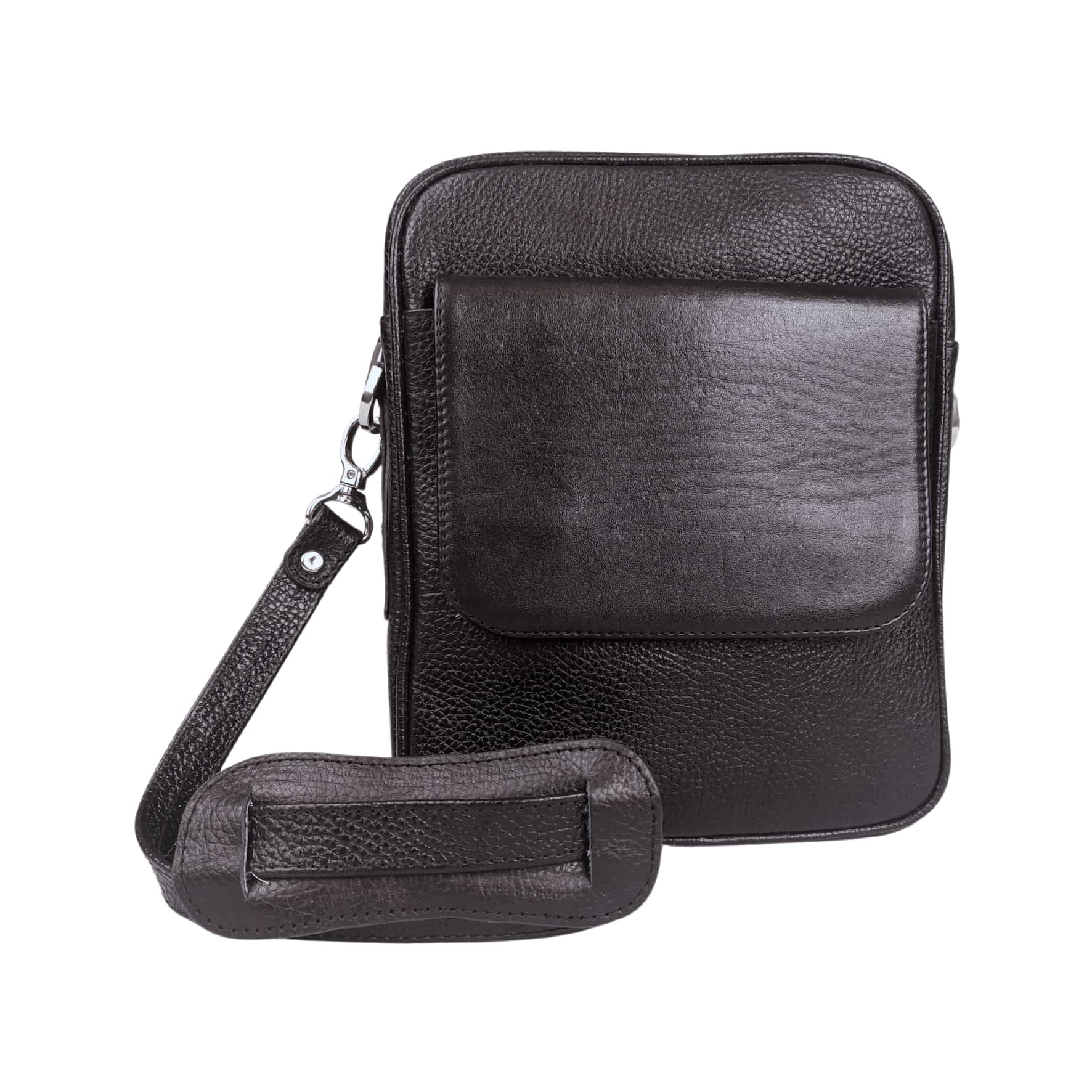 کیف دوشی مردانه چرم طبیعی آرباس کد AR2005