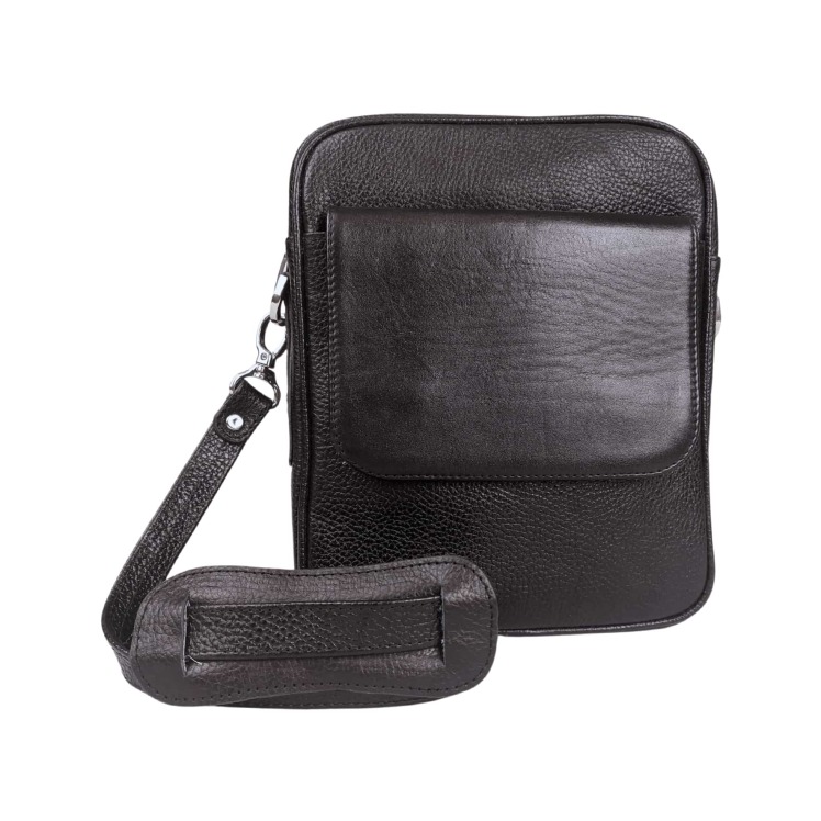 کیف دوشی مردانه چرم طبیعی آرباس کد AR2005