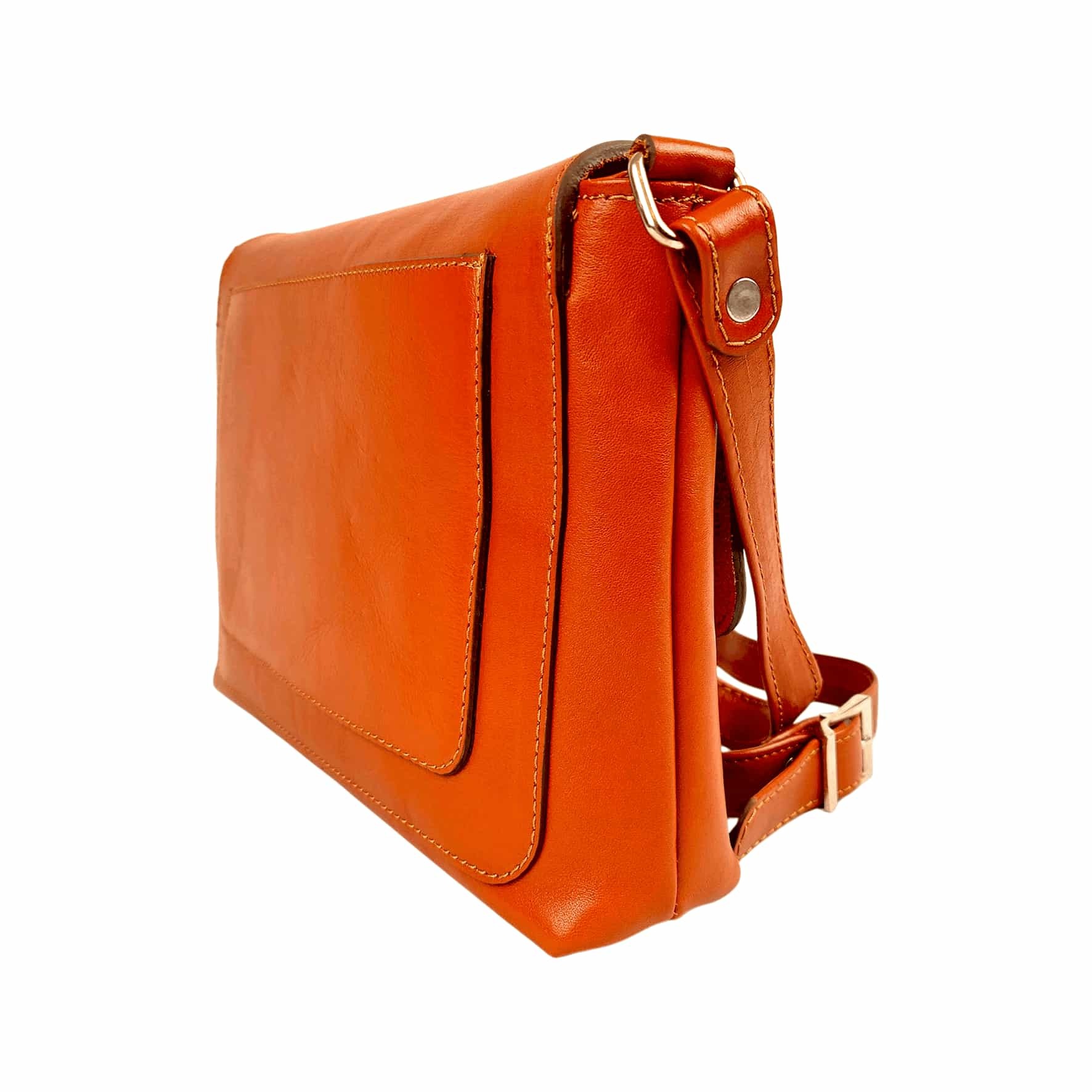 کیف دوشی چرم طبیعی زنانه آرباس مدل AR1007 تصویر پشت کیف