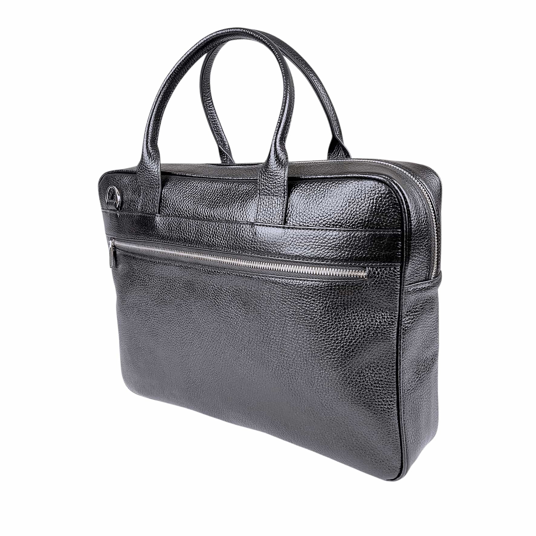 کیف اداری چرم طبیعی آرباس کد 2503 مشکی