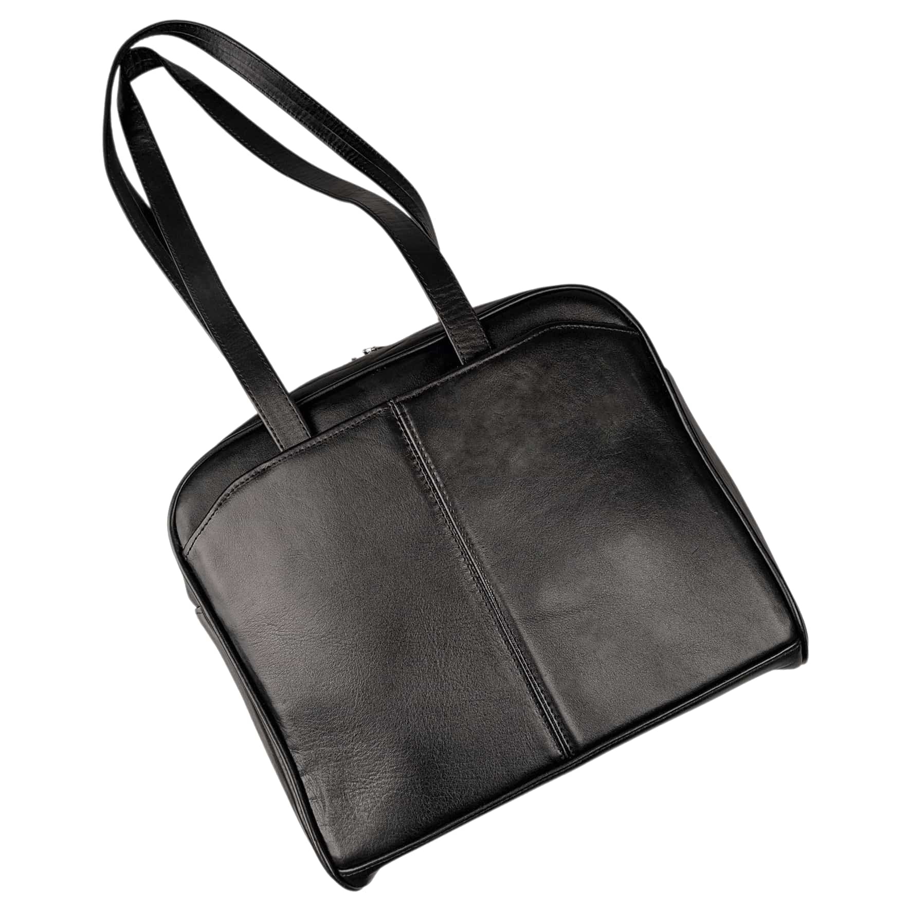 کیف دوشی زنانه چرم طبیعی آرباس کد AR1005 مشکی ساده