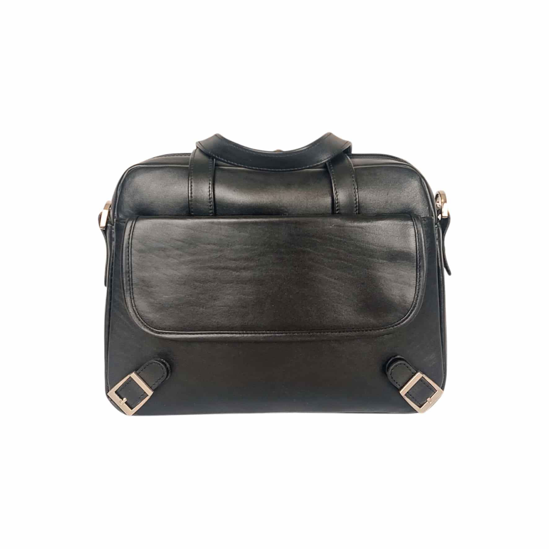  کیف دوشی زنانه چرم طبیعی آرباس کد AR1011 رنگ مشکی 