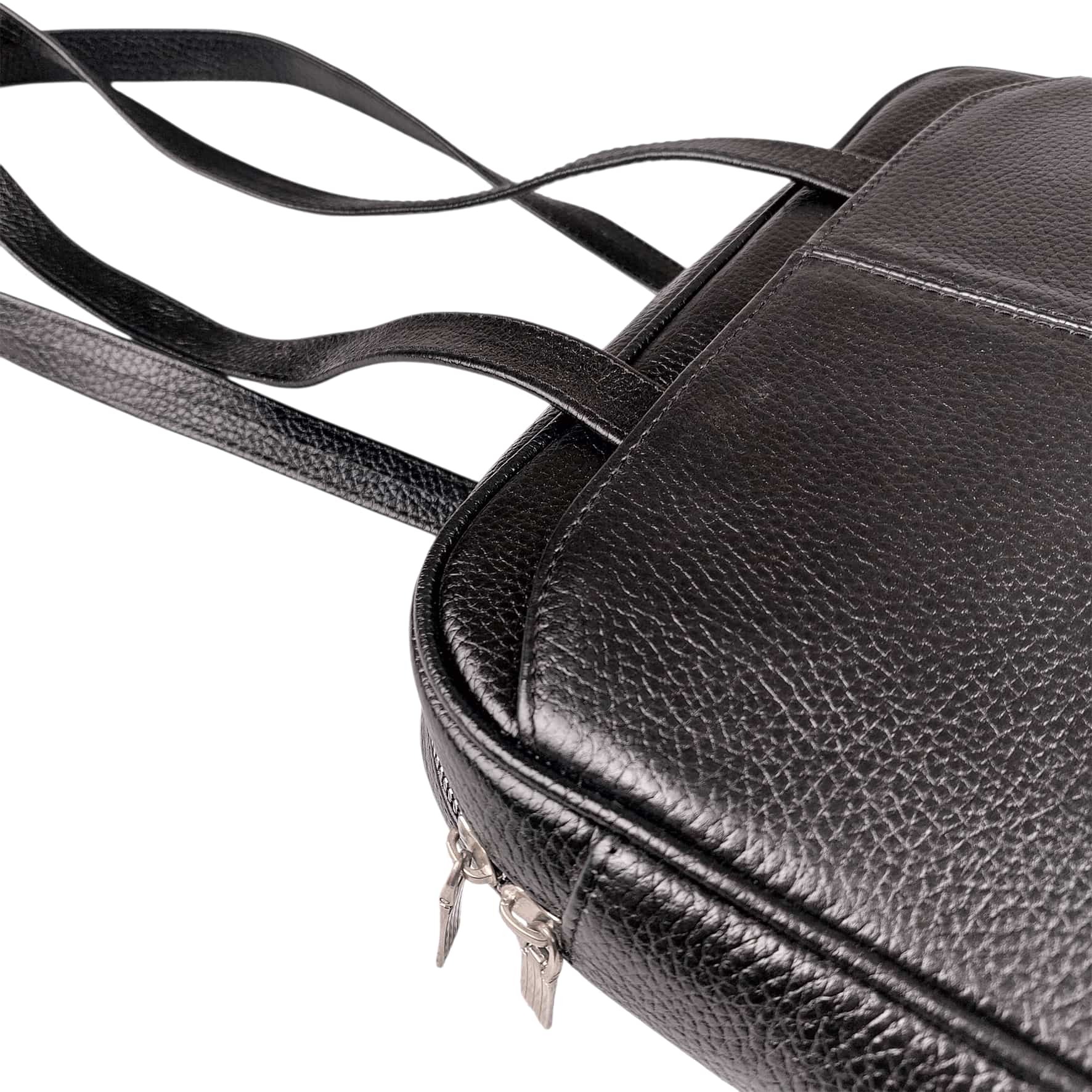 کیف دوشی زنانه چرم طبیعی آرباس کد AR1005 مشکی فلوتر