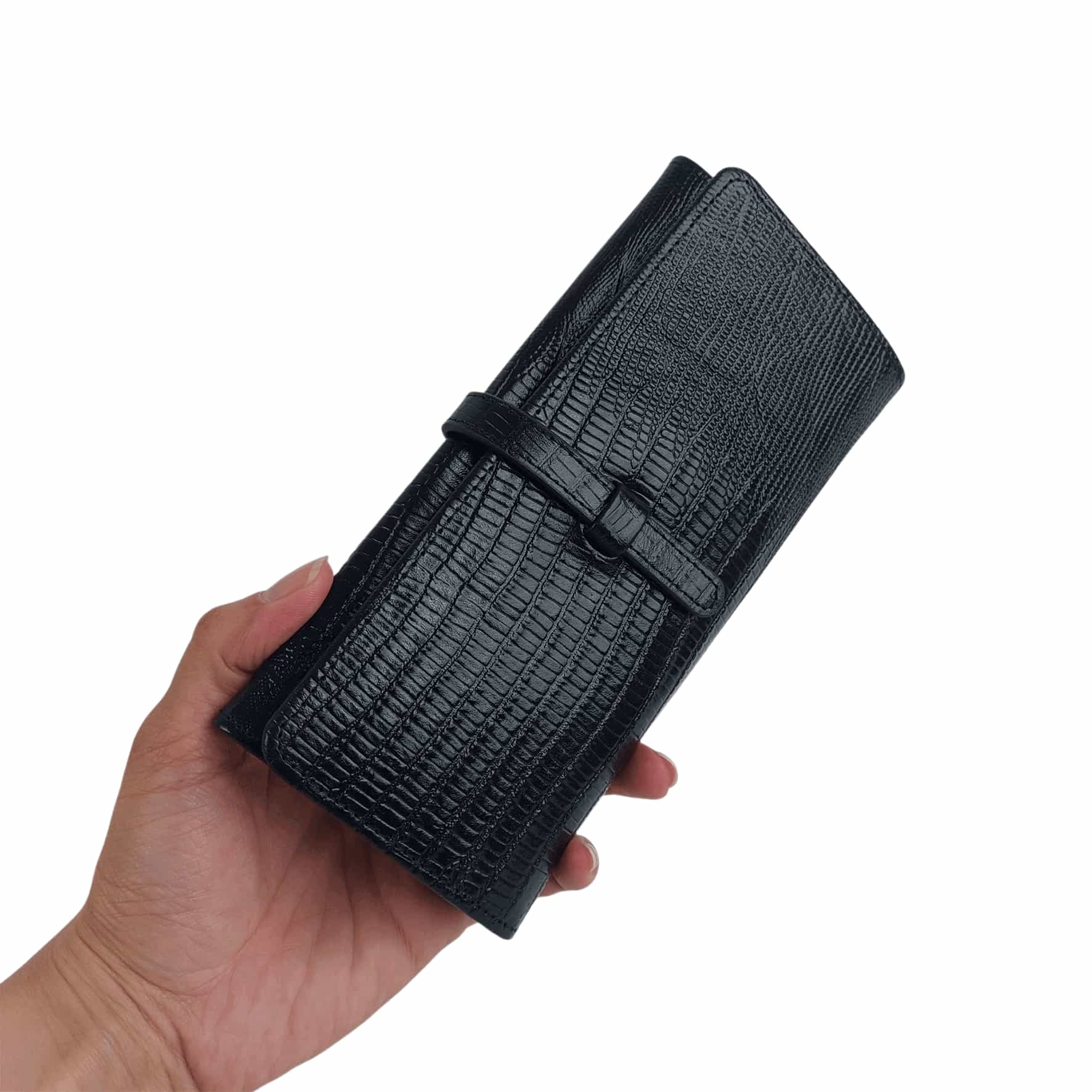 کیف پول مشکی زنانه چرم طبیعی آرباس کد AR3001 